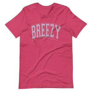 Breezy Short-Sleeve Collegiate Style Unisex T-Shirt by Be There in Five