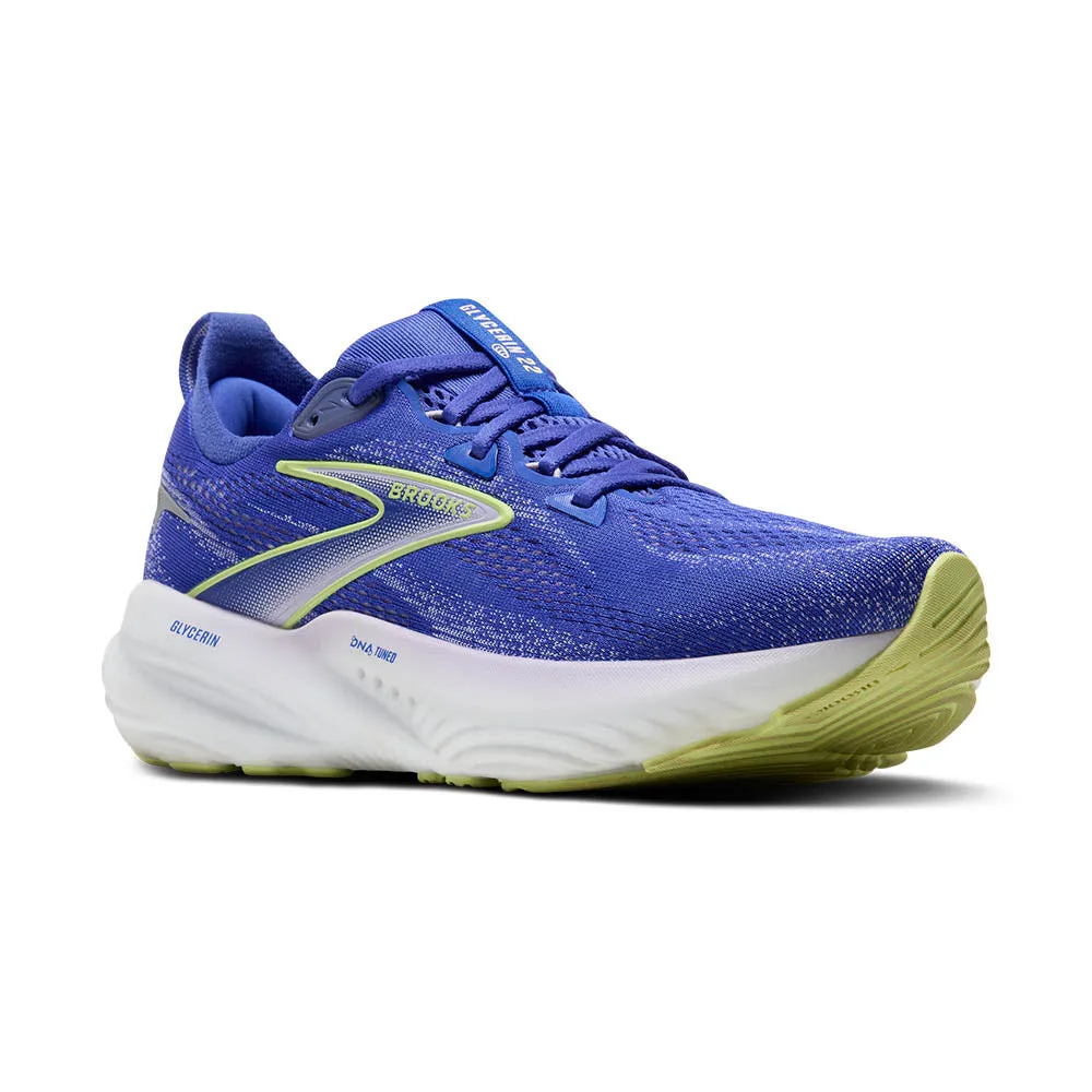 Brooks Glycerin 22 (Womens) - Amparo Blue/Hyper Iris/Yellow