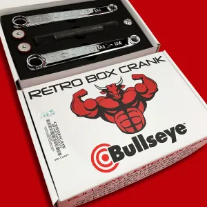 Bullseye Retro Box Cranks Show Chrome