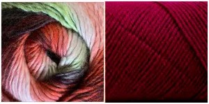 BURGUNDY CROSSROADS - Embossed Phoenix Scarf