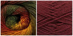 BURGUNDY   ROSE SHADES - Embossed Phoenix Vortex Shawl KIT