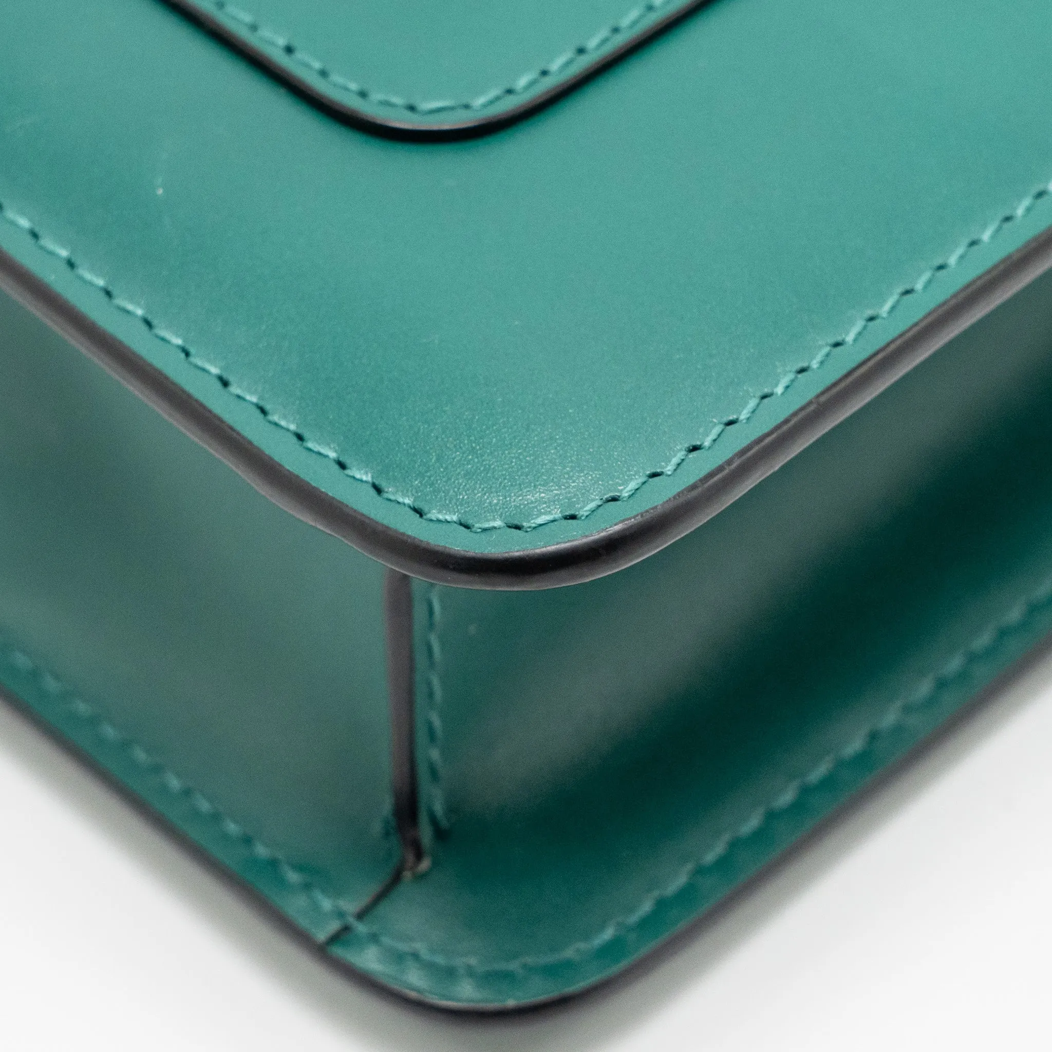 Bvlgari Serpenti Forever Crossbody Bag Calfskin Green LGHW