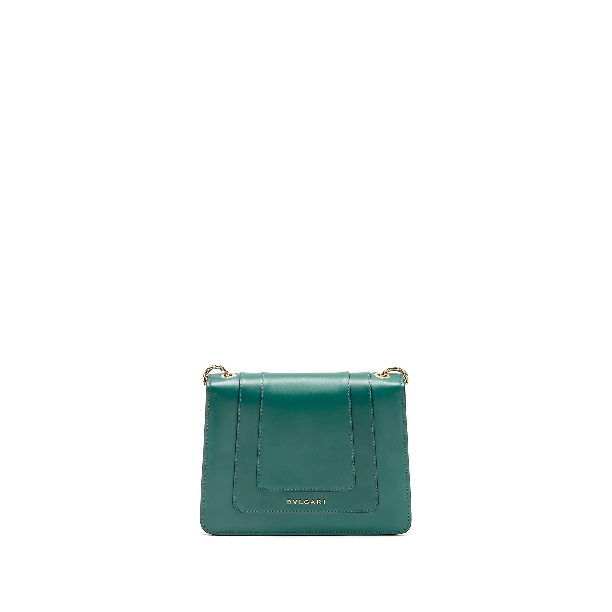 Bvlgari Serpenti Forever Crossbody Bag Calfskin Green LGHW