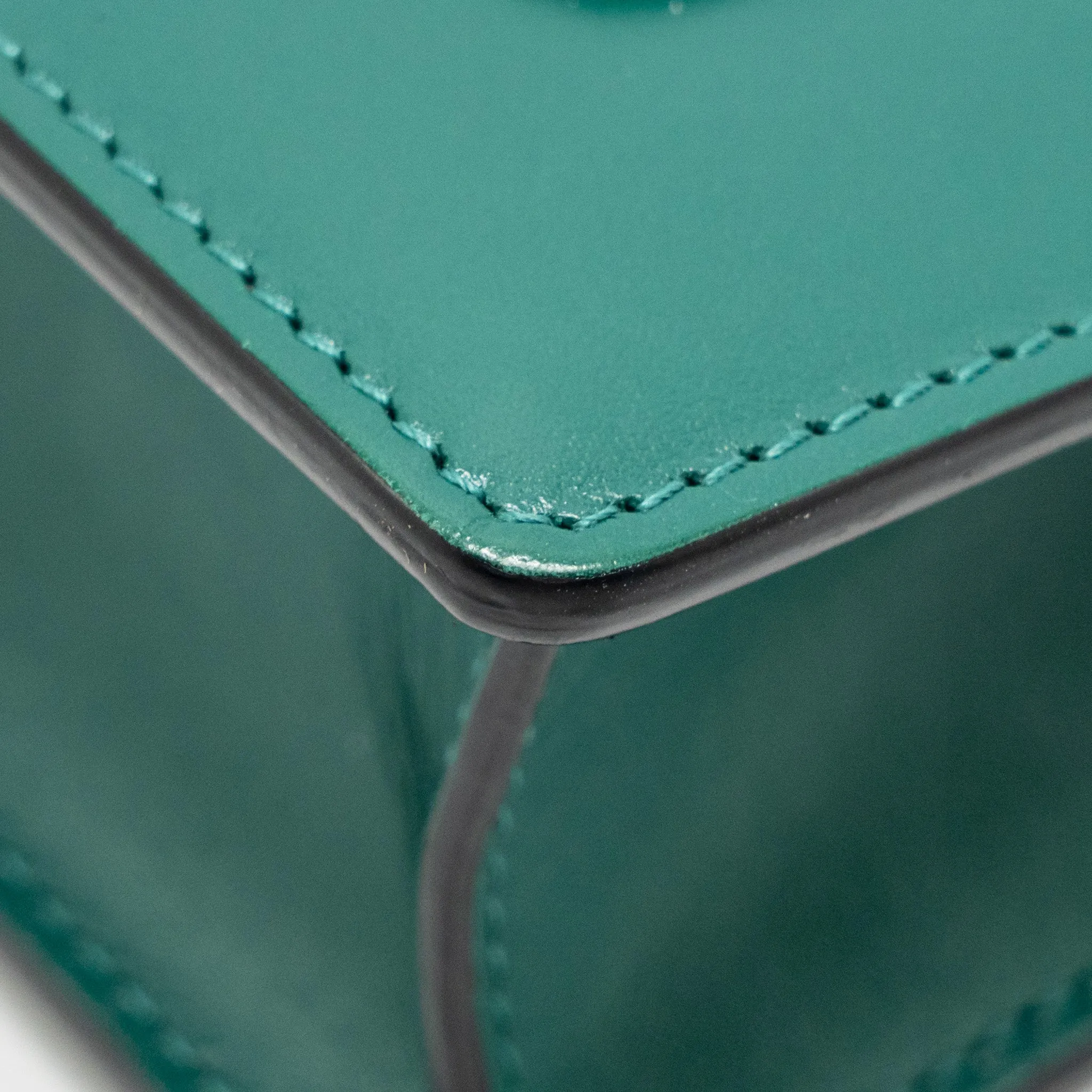 Bvlgari Serpenti Forever Wallet on Chain Calfskin Green LGHW