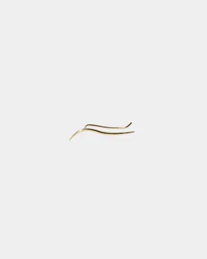 Calligraphic Ear Climbers [14K Gold]