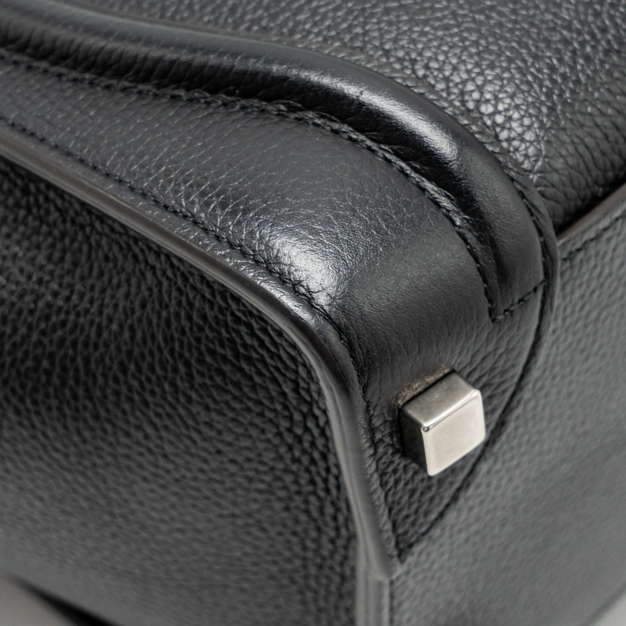 Celine Micro Luggage Bag Calfskin Black SHW