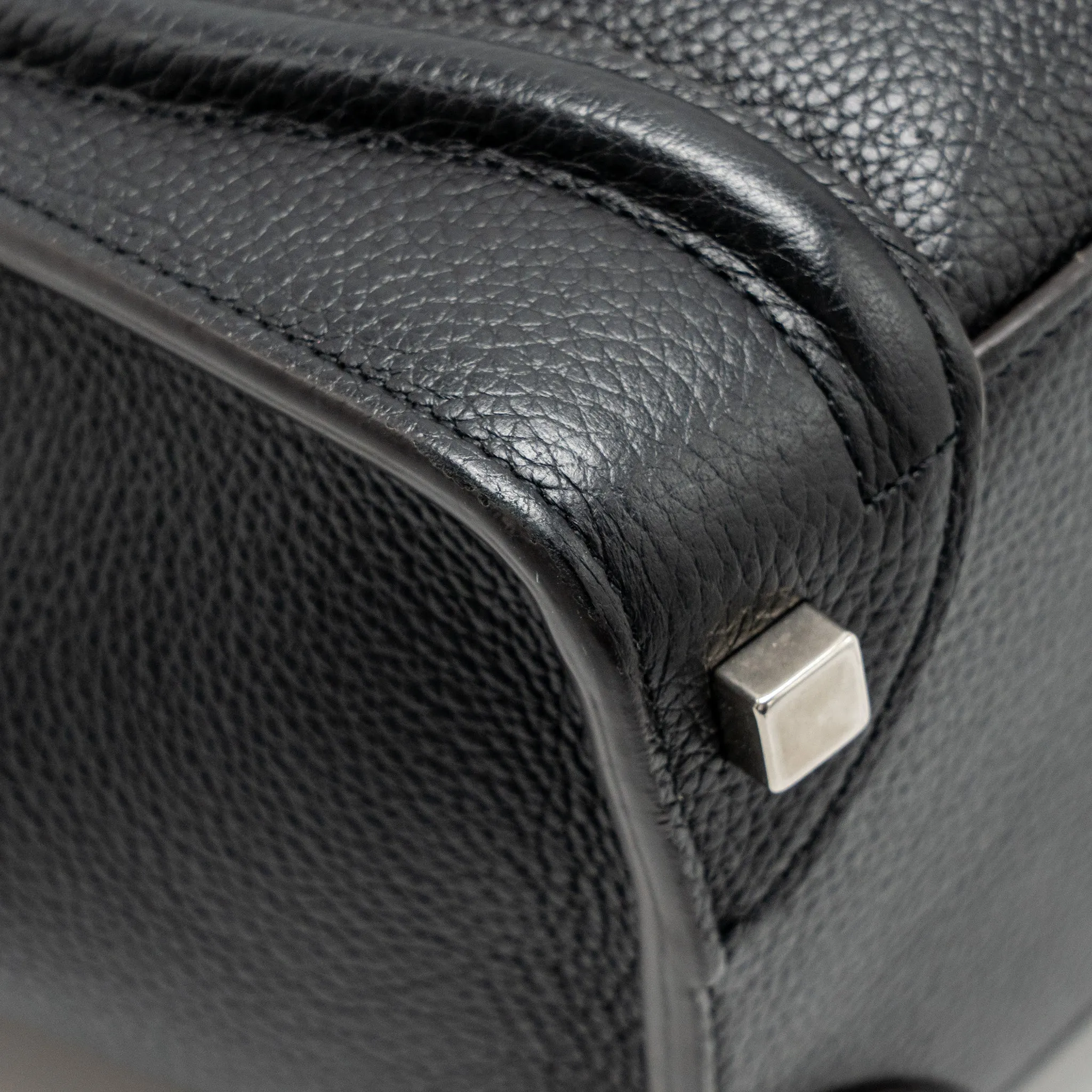Celine Micro Luggage Bag Calfskin Black SHW