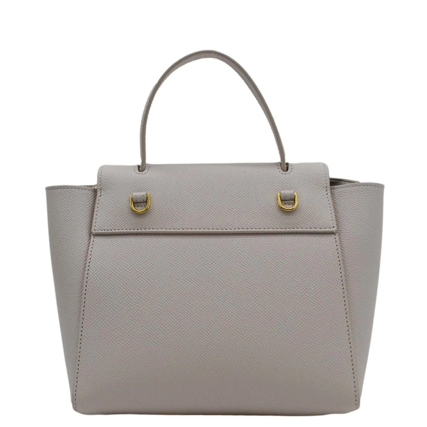 CELINE Nano Belt Grained Leather Shoulder Bag Light Pink