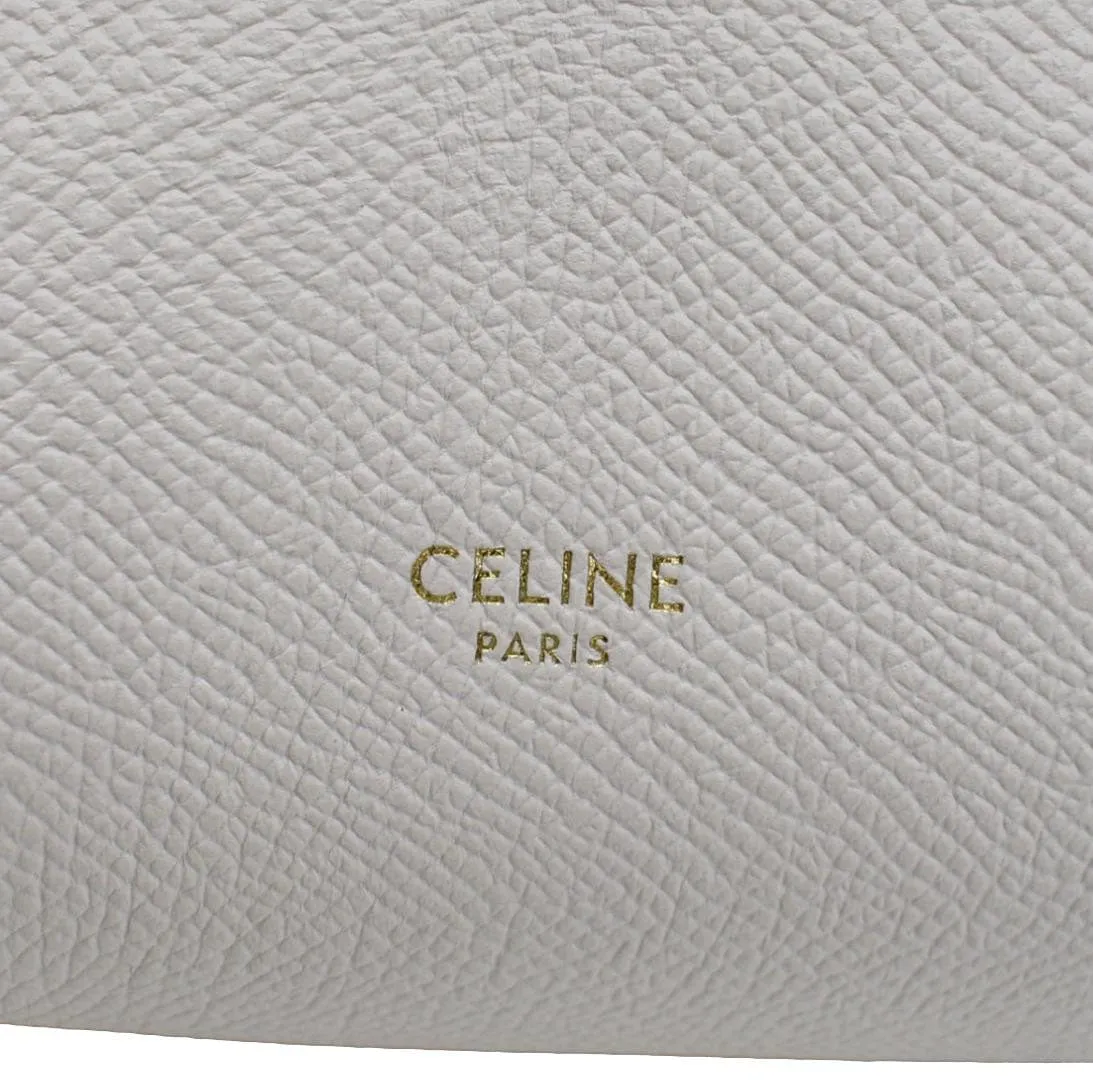CELINE Nano Belt Grained Leather Shoulder Bag Light Pink