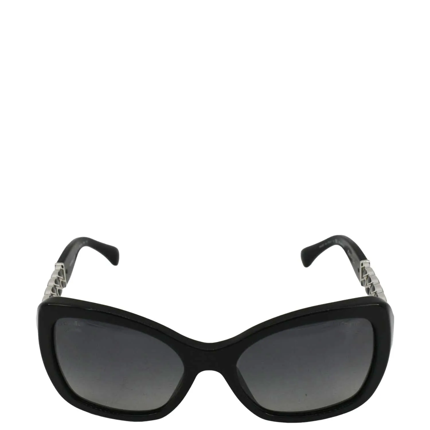 CHANEL 5305 - c.501/S8 Square Frame Chain-Link Sunglasses Black