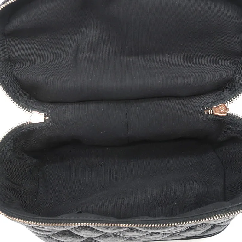 Chanel Aquarium Backpack Black Crumpled Leather & Transparent PVC Small Bag