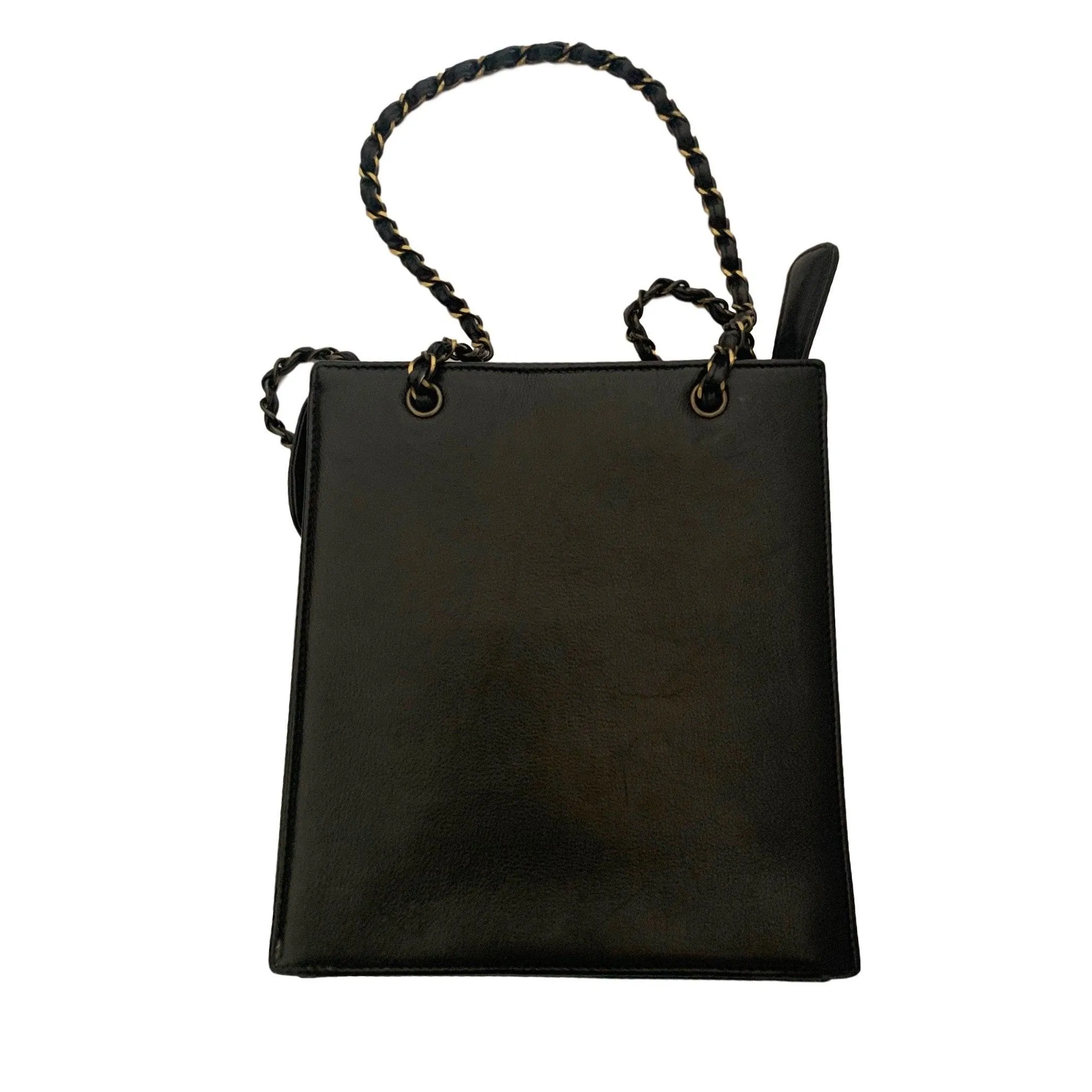 Chanel Black Small Caviar Chain Bag