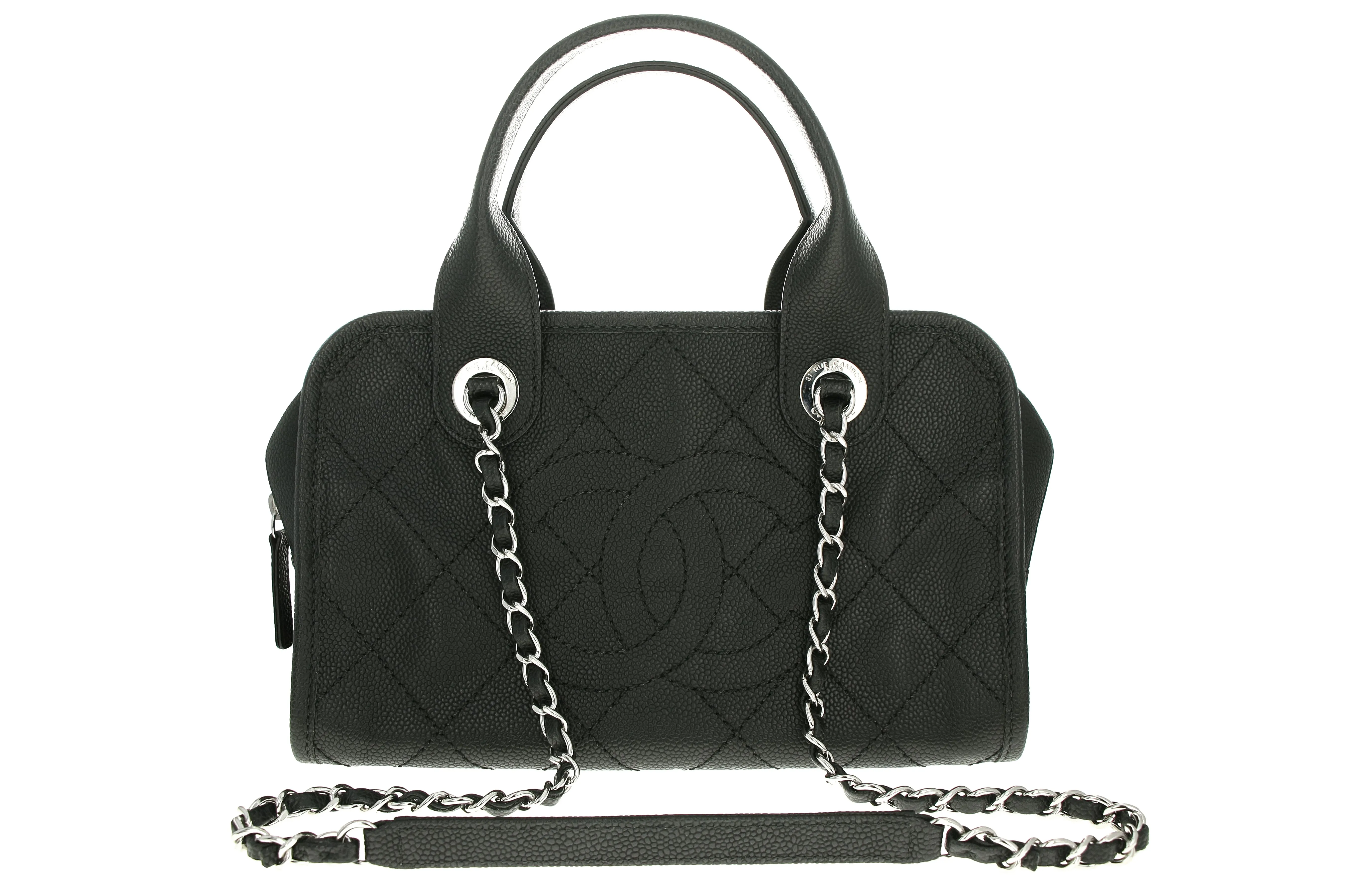 Chanel Caviar Deauville Bowling Bag