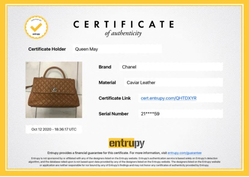Chanel Caviar Medium Coco Handle Flap Bag Camel