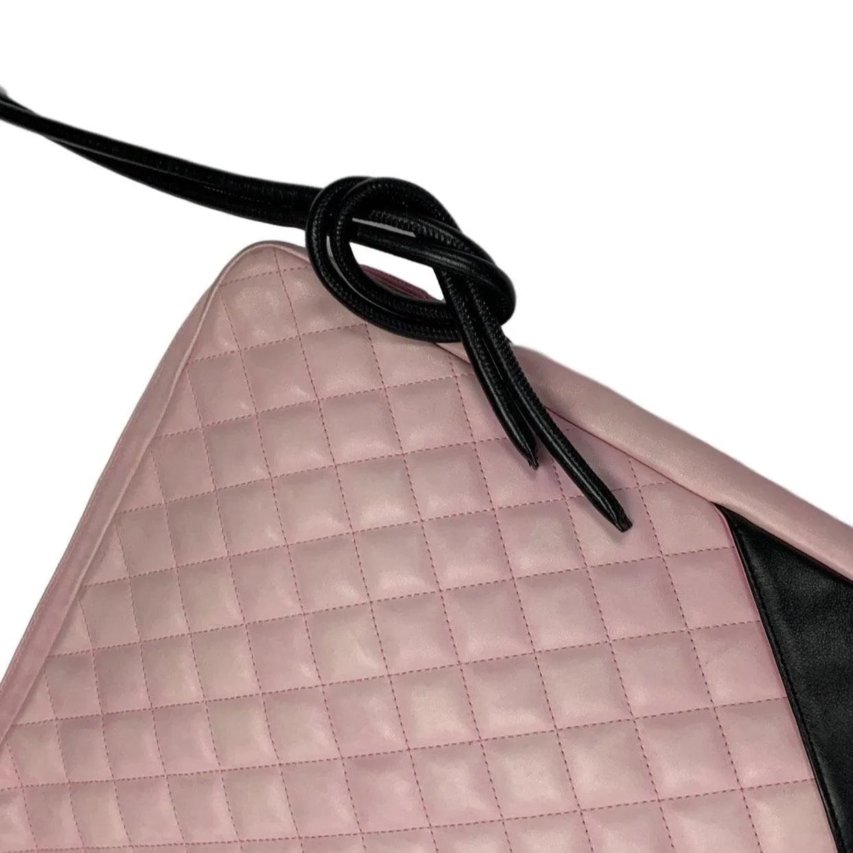 Chanel Pink and Black Large Cambon Crossbody