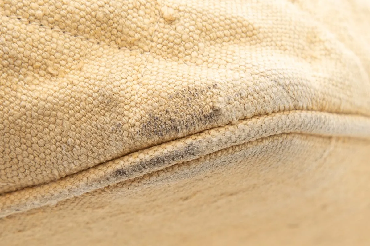 Chanel Vintage 1991 Beige Cloth Cambon Tote