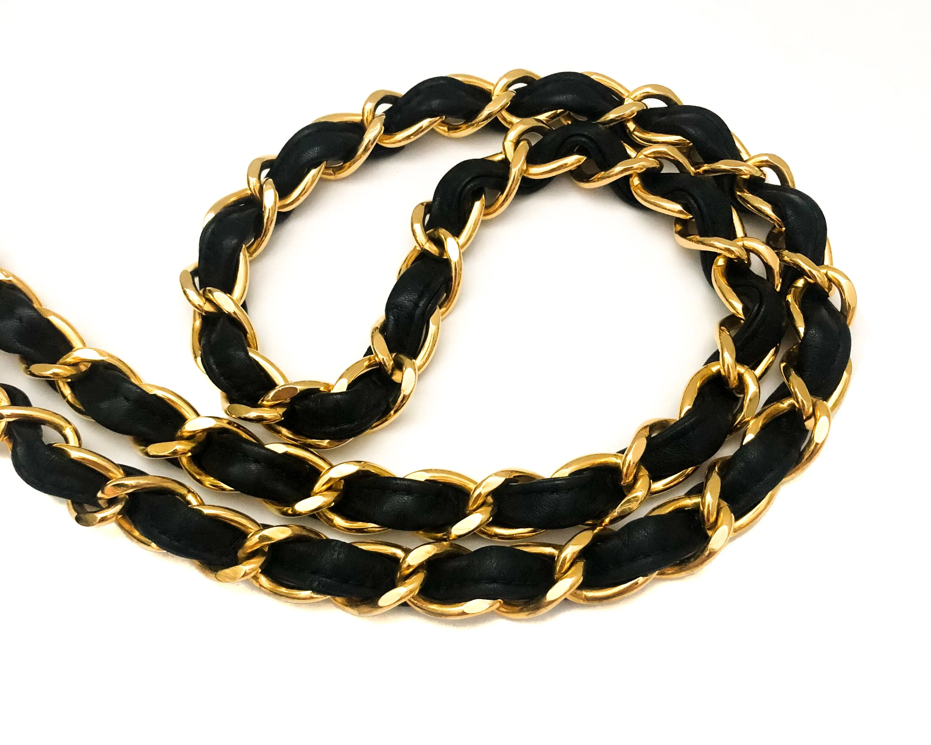Chanel Vintage Black Lambskin XL CC Maxi Jumbo