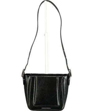 Charles & Keith Black Petra Boxy Bucket Bag