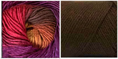 CHOCOLATE   ORCHID (100% ACRYLIC) - Embossed Natura Hat KIT