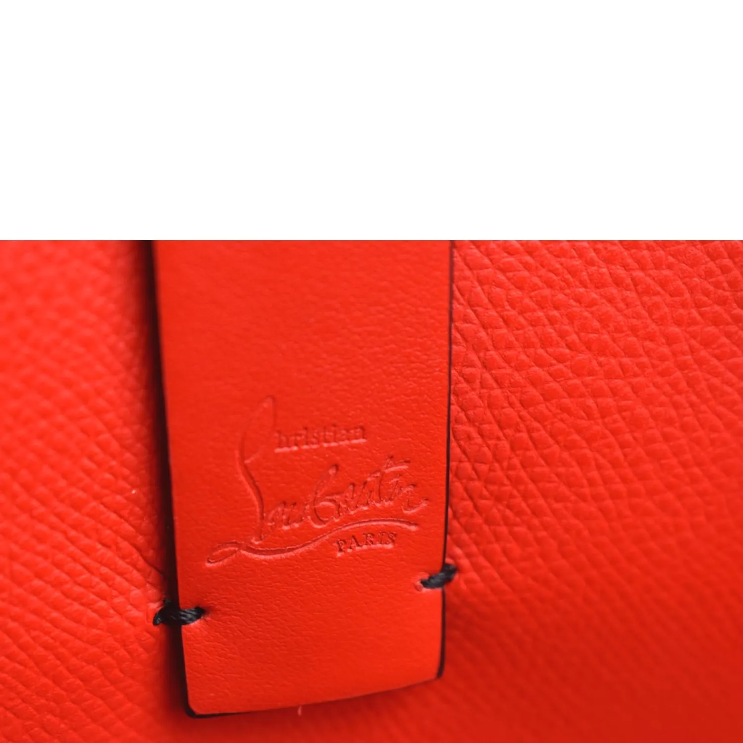 CHRISTIAN LOUBOUTIN Cabata Small Empire Paris Leather Tote Bag Black