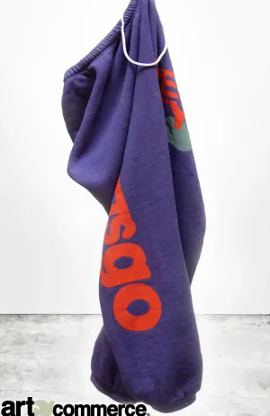 Circa'99 Oldschool Fluff Sweatpants - Purple floor