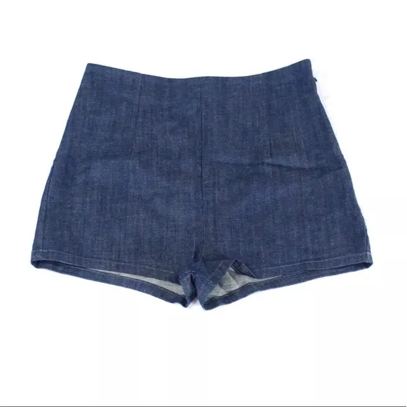 Clayton Women's Shorts BlueDenim High-Rise NWT