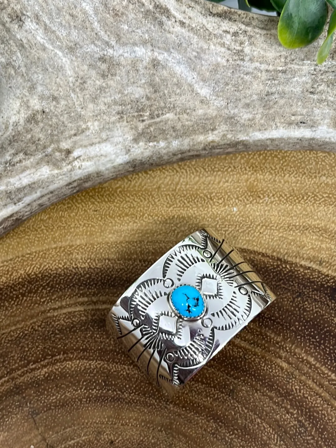 Colby Sterling  & Turquoise Pony Tail Barrette