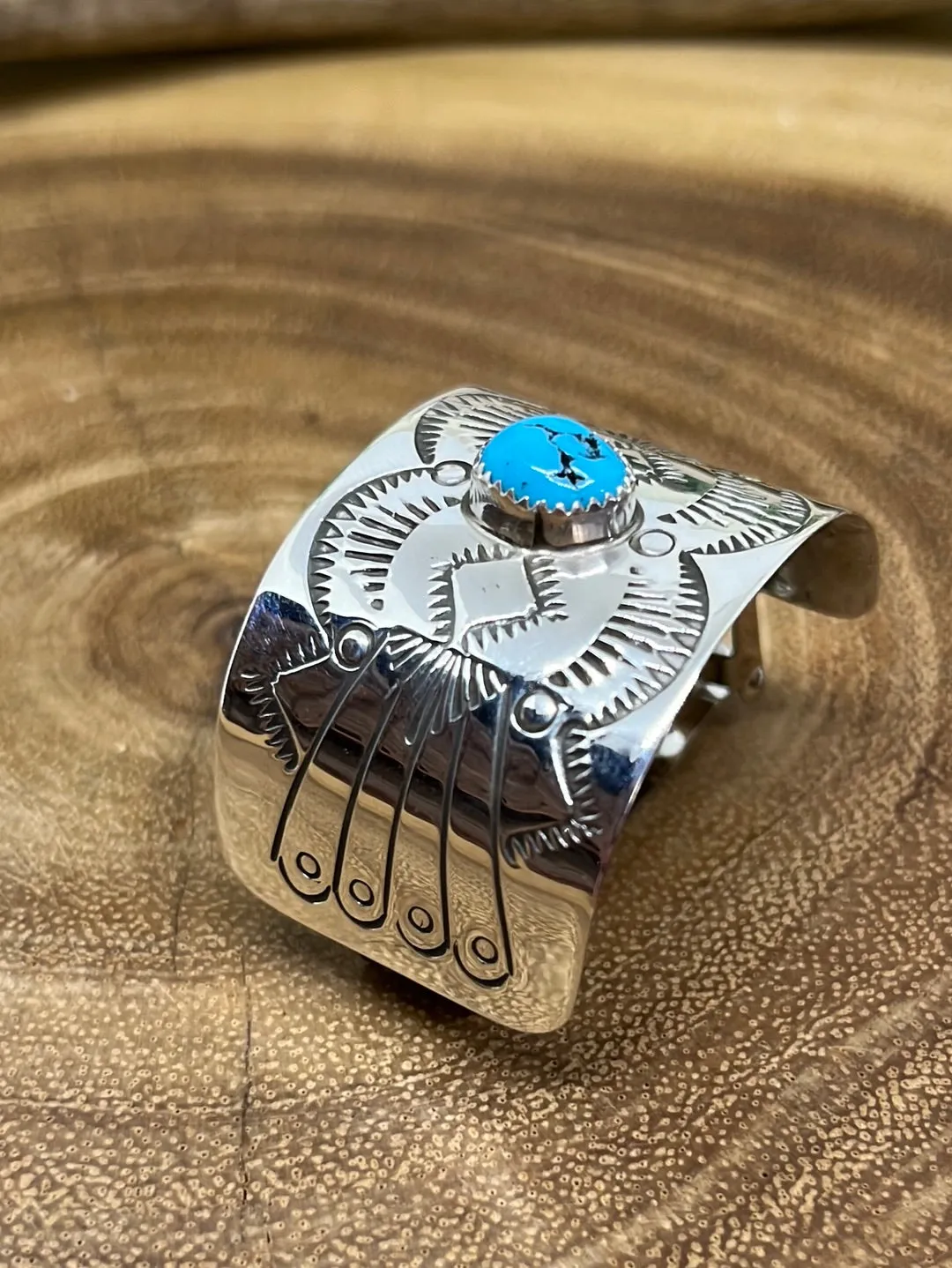 Colby Sterling  & Turquoise Pony Tail Barrette