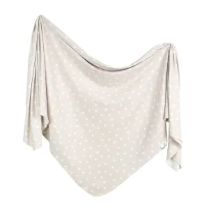 Copper Pearl Twinkle Knit Swaddle Blanket