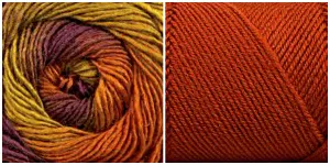 CORAL   FOLIAGE - Calla Lily Shawl KIT