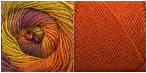 CORAL   FOLIAGE - Embossed Phoenix Vortex Shawl KIT