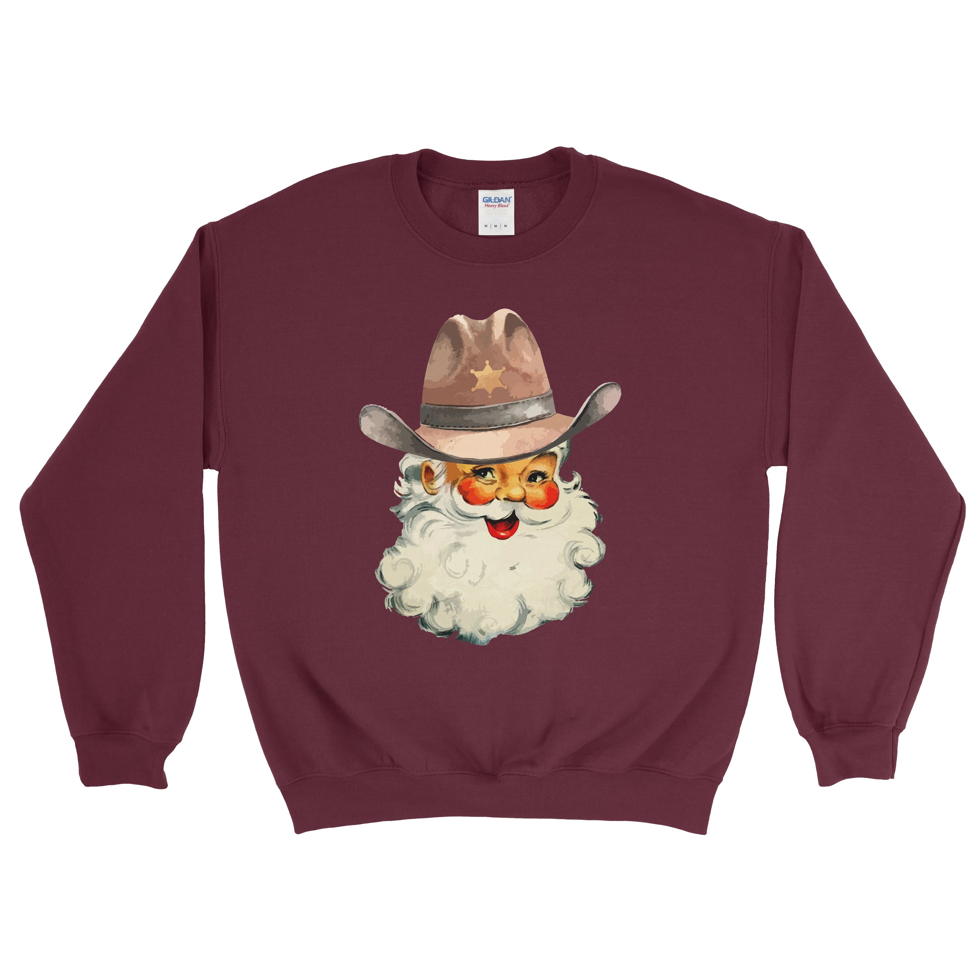 COWBOY CLAUS CHRISTMAS SWEATSHIRT