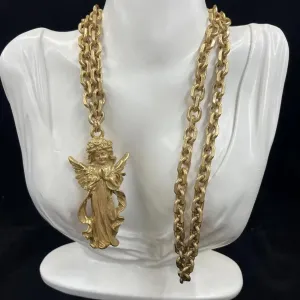 Cute Angel Classic Versatile Sweater Necklace