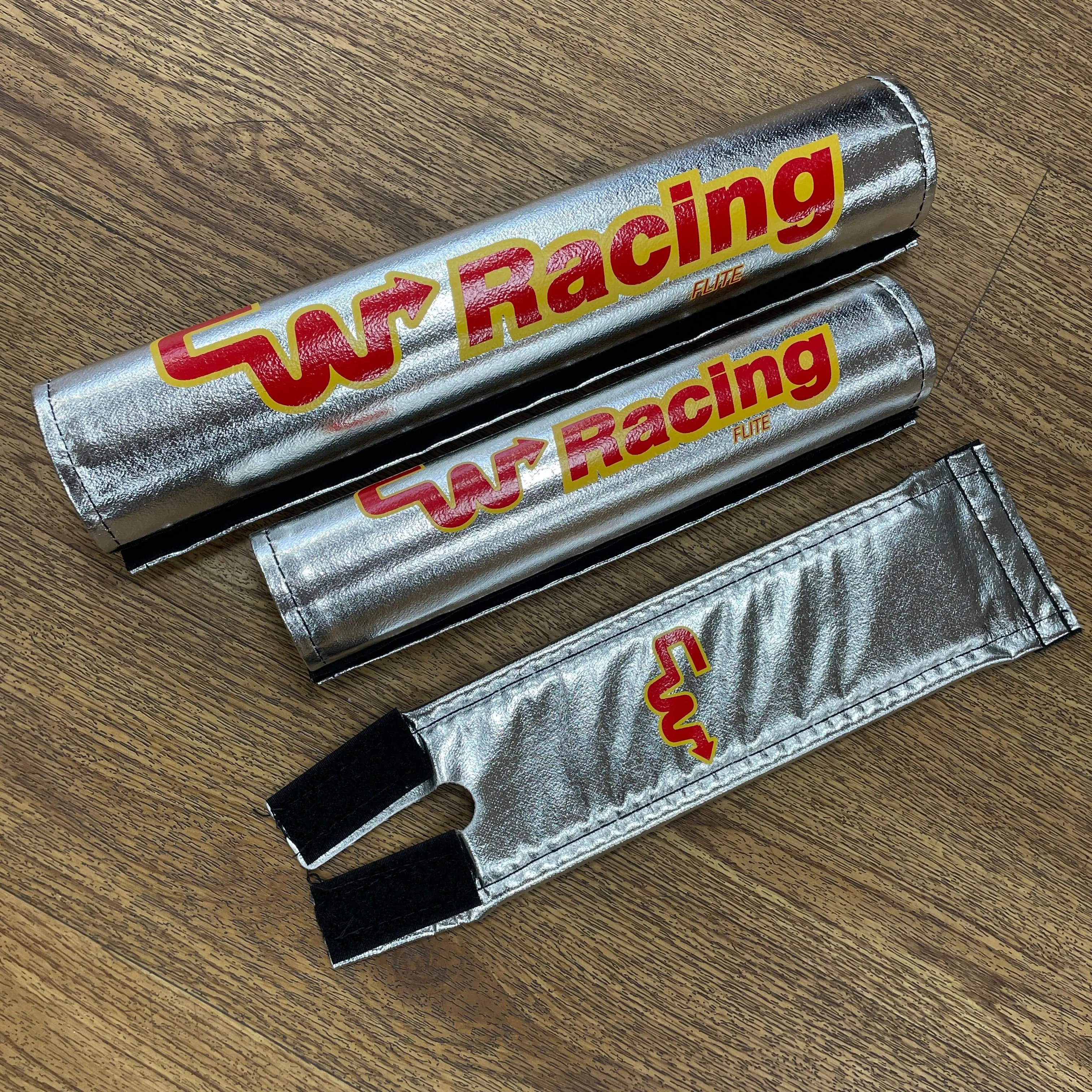 CW Flite Old School BMX 3 Piece Pad Set Chrome