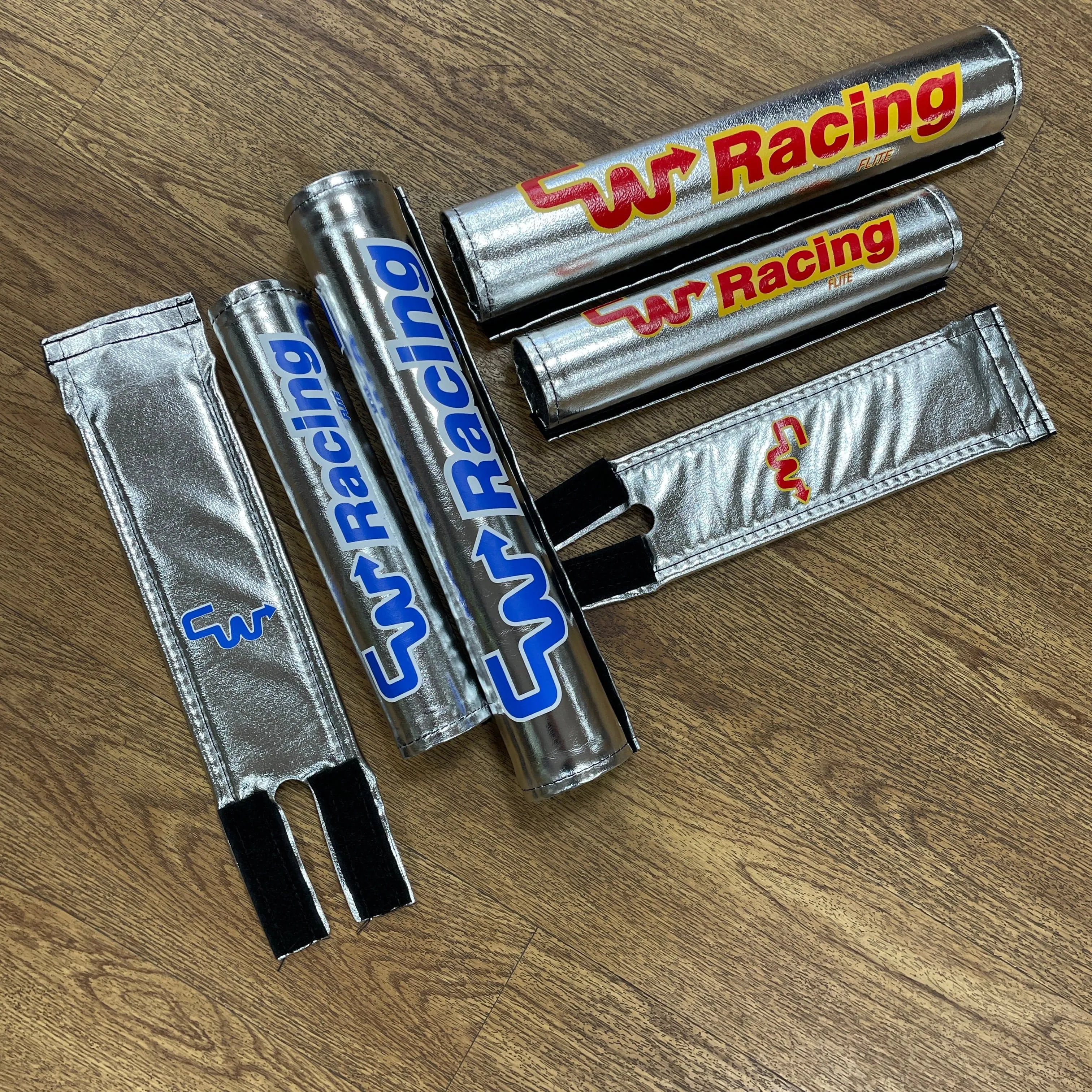 CW Flite Old School BMX 3 Piece Pad Set Chrome