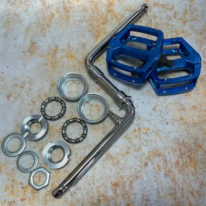 Darxide Crank Bottom Bracket and Haro Pedal Combo