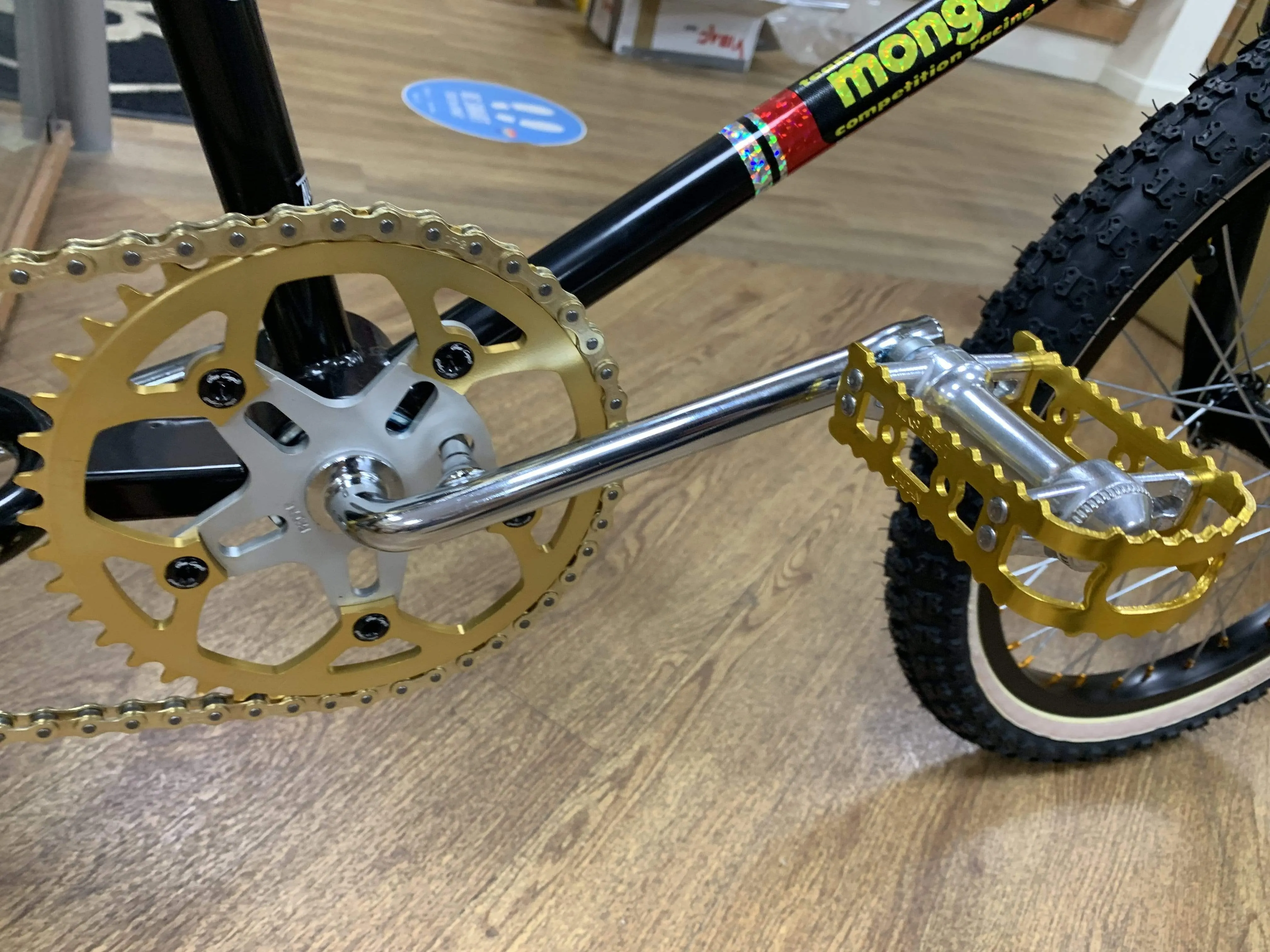 Darxide Crank Bottom Bracket and MKS Pedal Combo