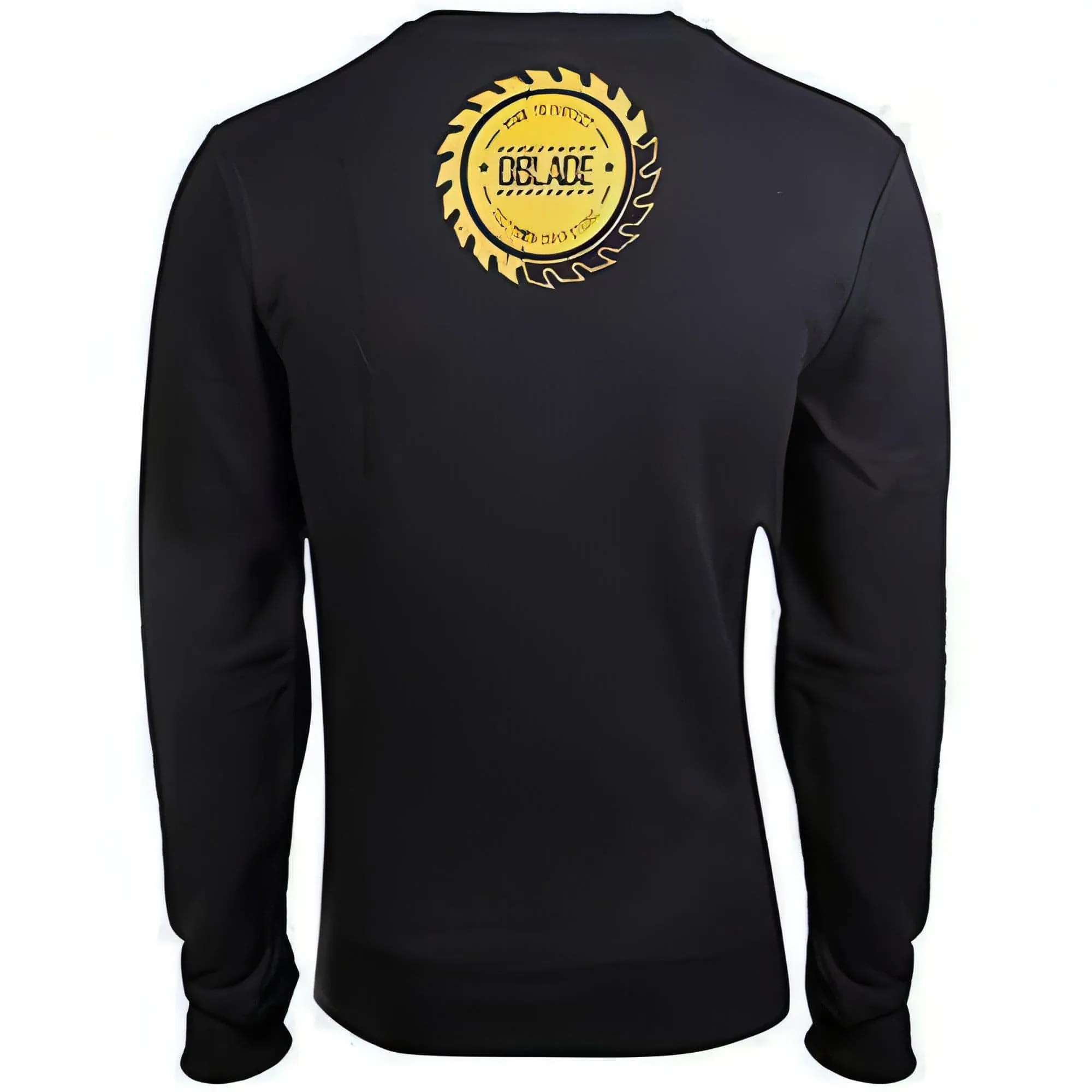 DBlade Logo Round Neck Mens Sweatshirt - Black