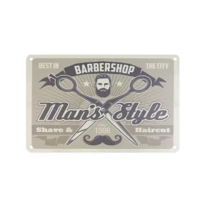 Decorative Plaque for Barber Shop B005 'Best in the City'
