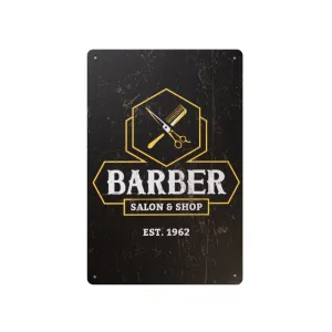 Decorative Plaque for Barber Shop B035 'Barber Salon & Shop'