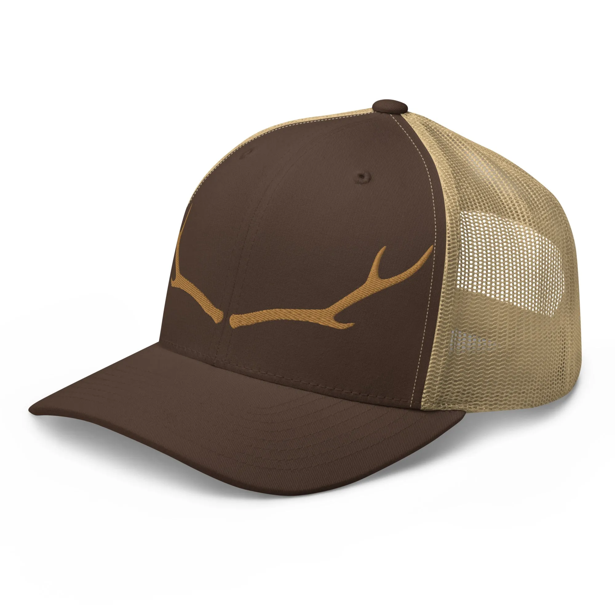 DEER ANTLERS HUNTING TRUCKER HAT