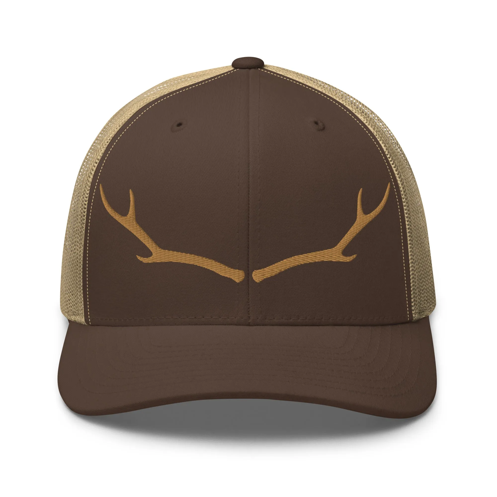 DEER ANTLERS HUNTING TRUCKER HAT