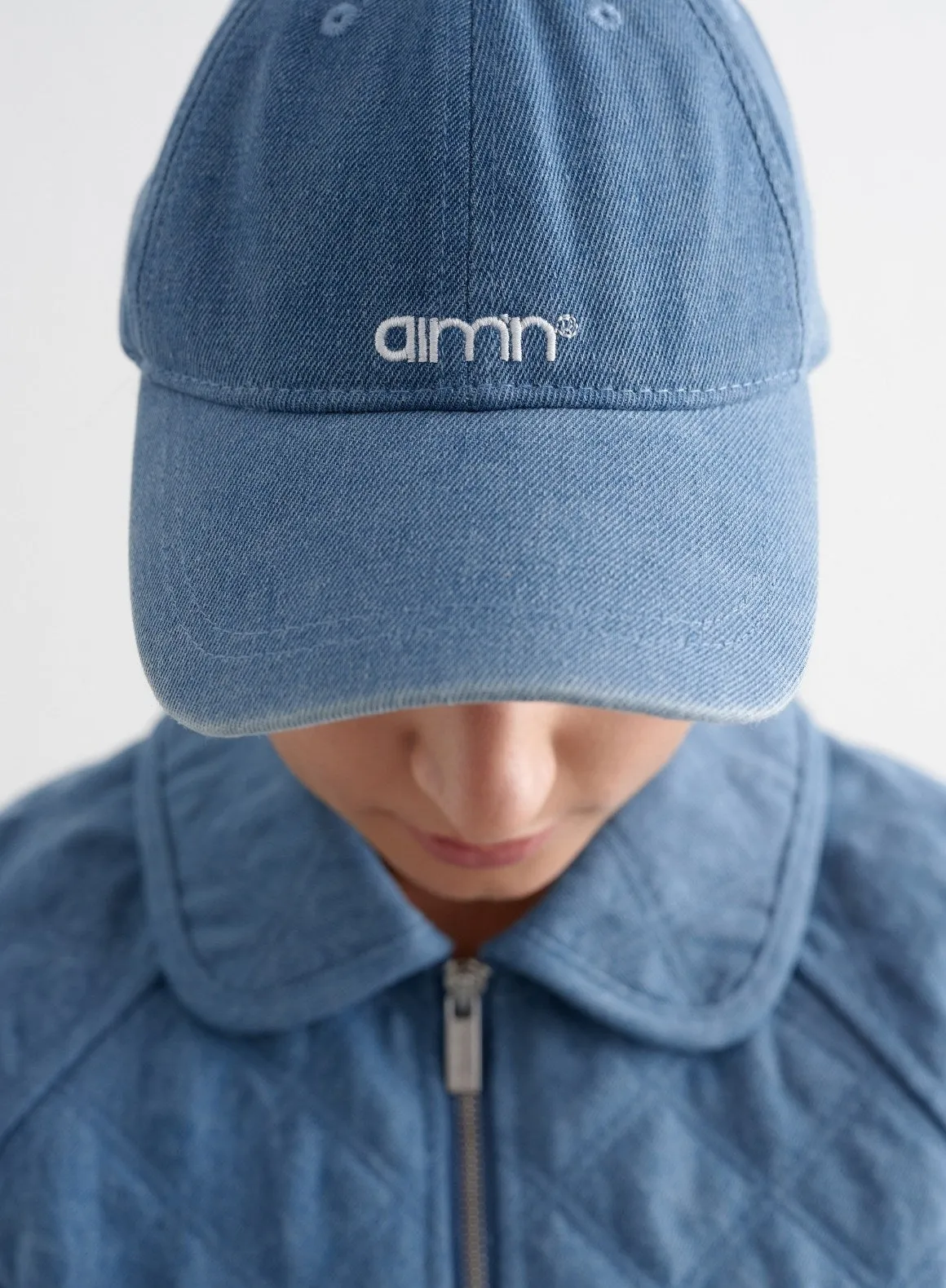 Denim Small Logo Cap