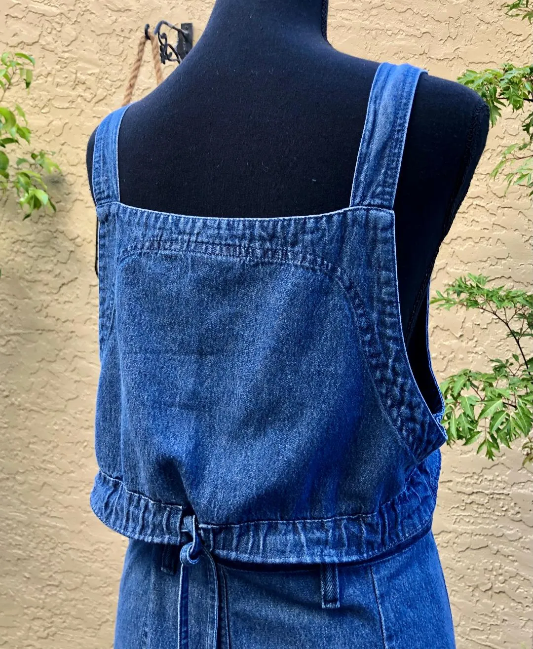 Denim Top and Skirt