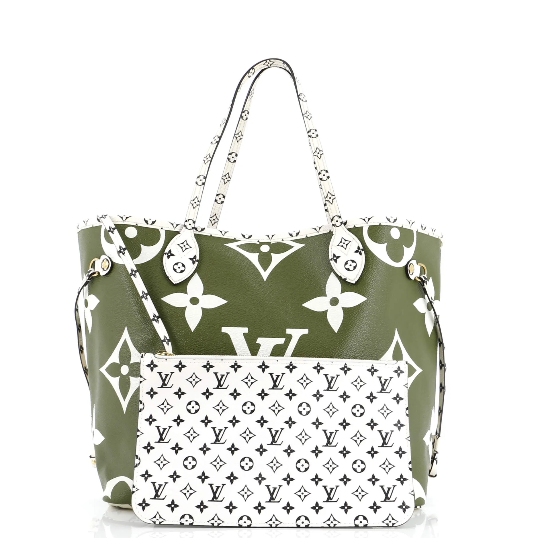 Designer Neverfull NM Tote Limited Edition Colored Monogram Giant MM
