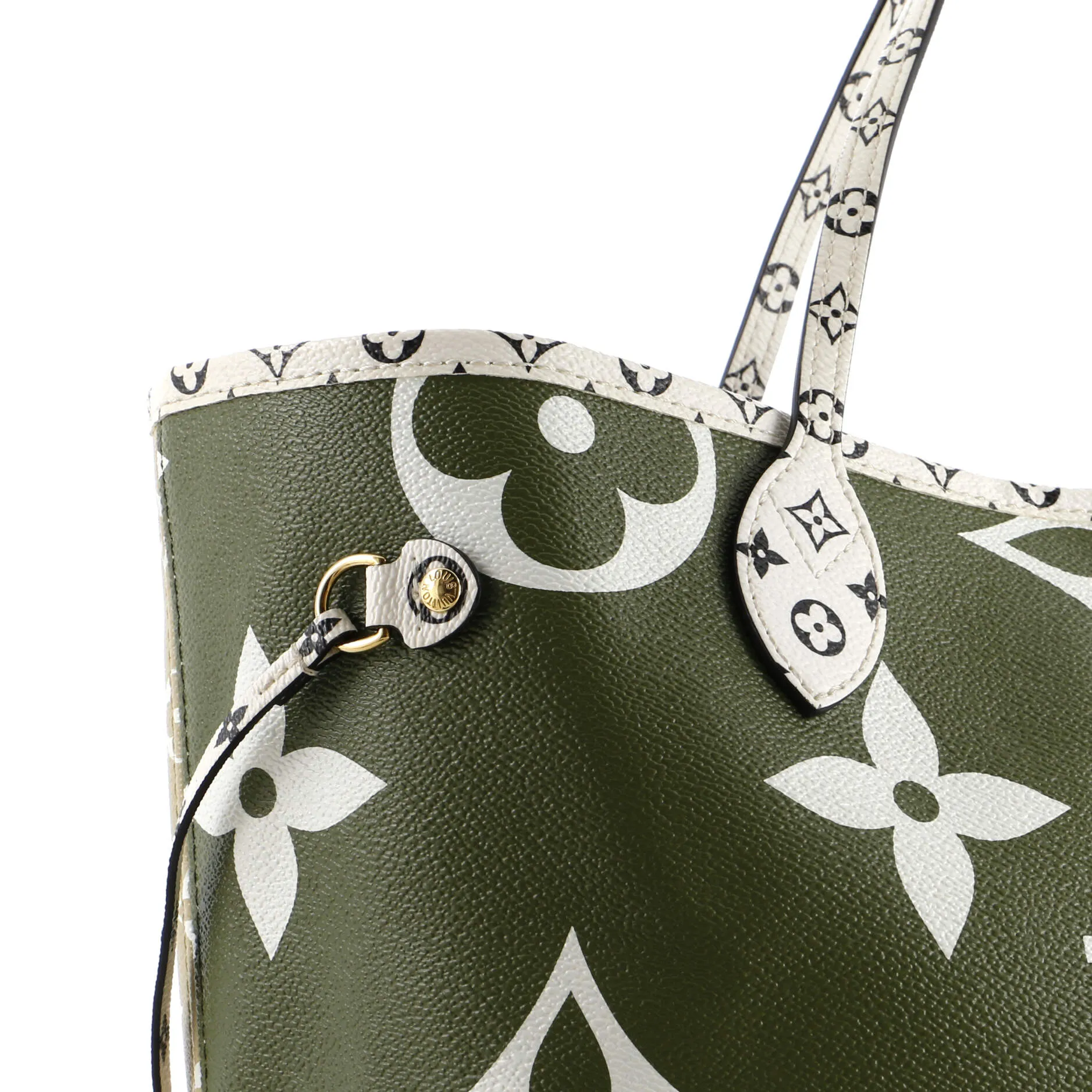 Designer Neverfull NM Tote Limited Edition Colored Monogram Giant MM