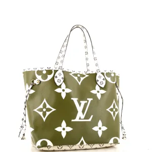 Designer Neverfull NM Tote Limited Edition Colored Monogram Giant MM