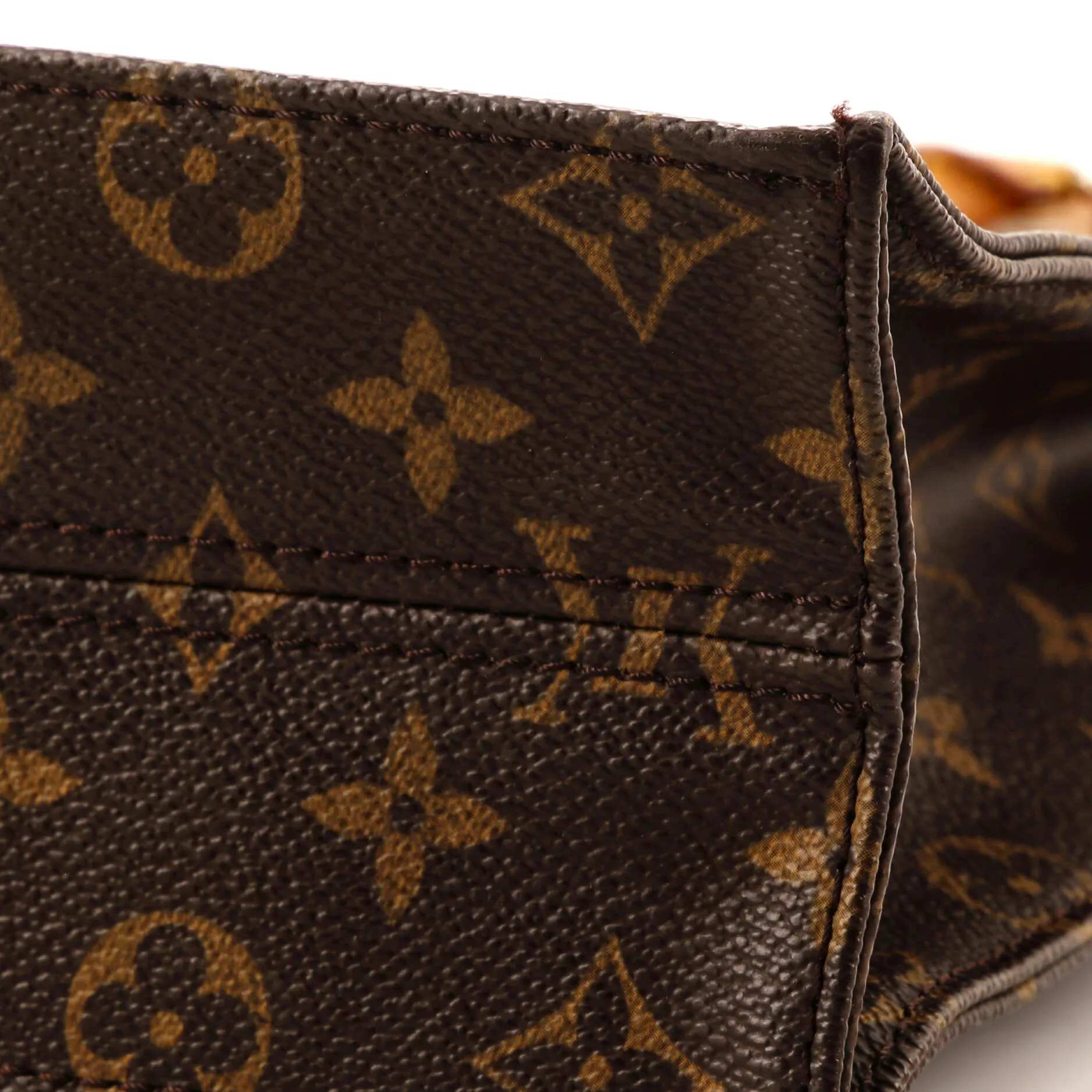 Designer Vintage Sac Plat Bag Monogram Canvas