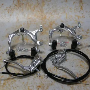 Dia-Compe Bulldog / Tech-6 Complete Brake Kit Silver