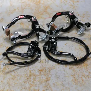 Dia-Compe MX-1000/Tech-4 Complete Brake Set Black
